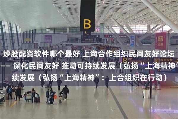 炒股配资软件哪个最好 上海合作组织民间友好论坛暨友好城市论坛举行—— 深化民间友好 推动可持续发展（弘扬“上海精神”：上合组织在行动）